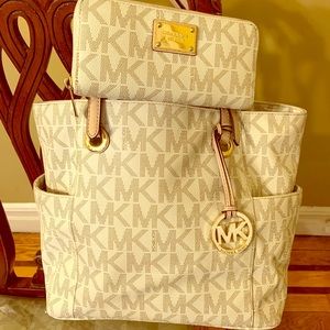 Michael Kors Bag and Matching Wallet